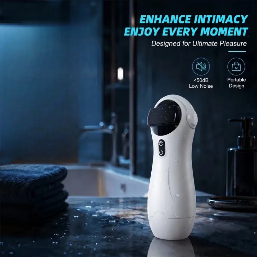 Automatic Sucker Male Masturbator Penis with 10 Vibrator and 4 Sucking Modes Vagina Pocket Pussy Blowiob Sex Toys for Men view 6