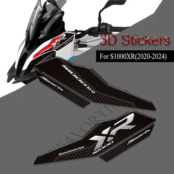 Motorcycle Tank pad stickers Knee Pad Grips Gas Fuel Oil 3D Stickers For BMW S1000XR S 1000 XR S1000 M1000 M1000XR 2024-