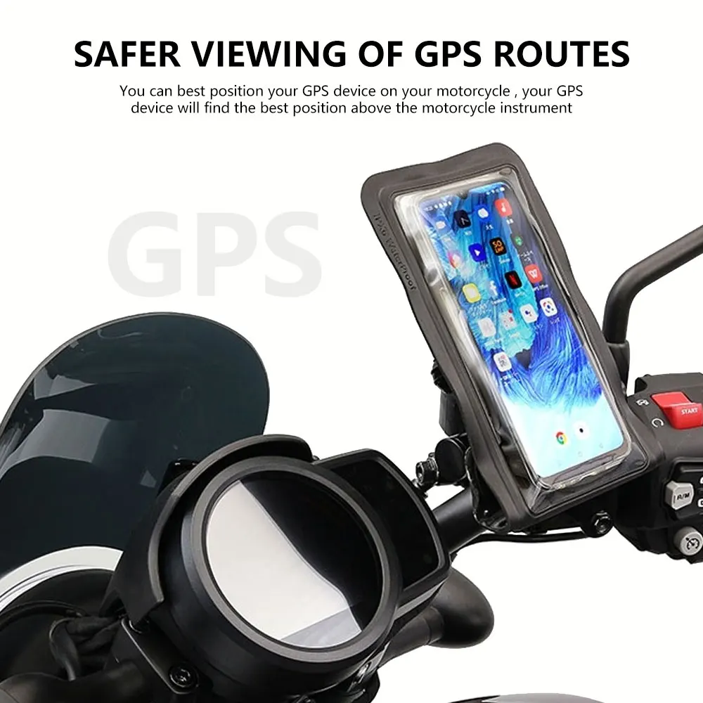 For Honda Rebel CMX1100 Motorcycle mobile phone navigation handlebar bracket 22MM For Honda Rebel CMX1100 CMX250 CMX300 CMX500