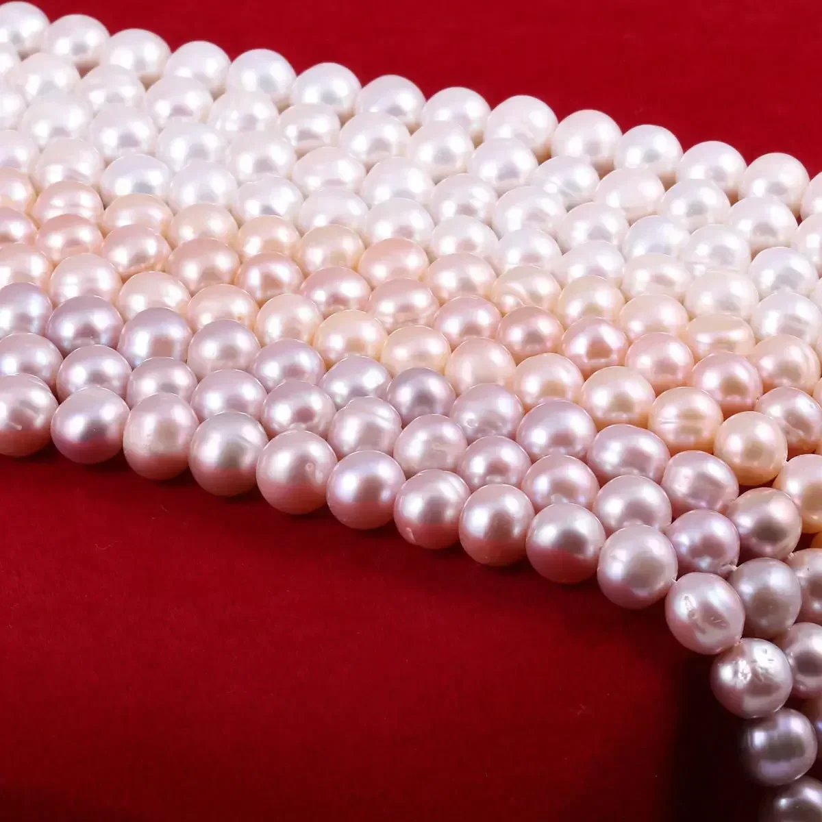 Natural Freshwater Non Nuclear Pearls Isolation Near-Round Shaped Beads for Jewelry Making DIY Bracelet Necklace Accessories