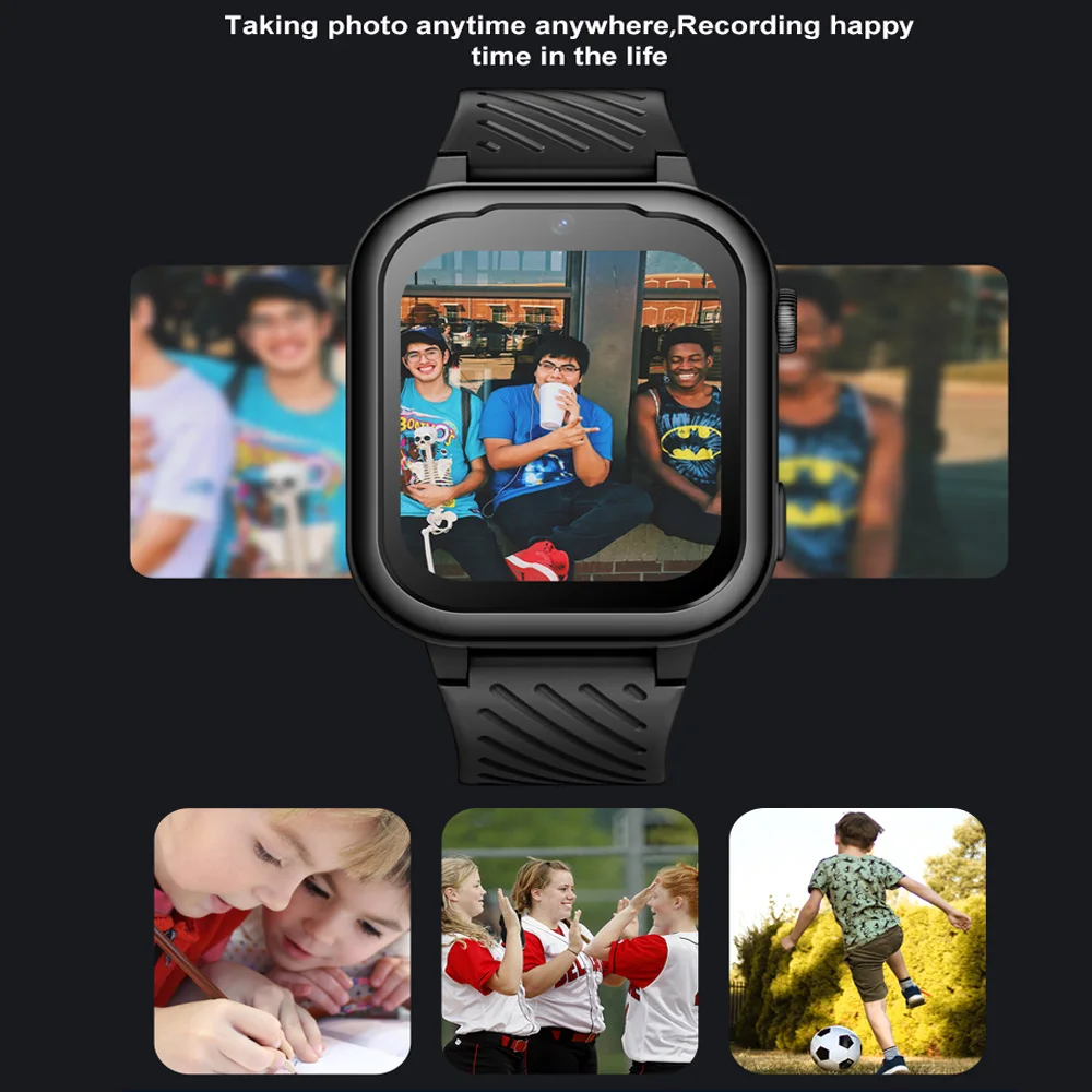 4G Smart Watch ROM 8GB GPS LBS Position Video Call Pedometer Sports Watch For Teenage Student Boys Girls Tracker with APP Store.