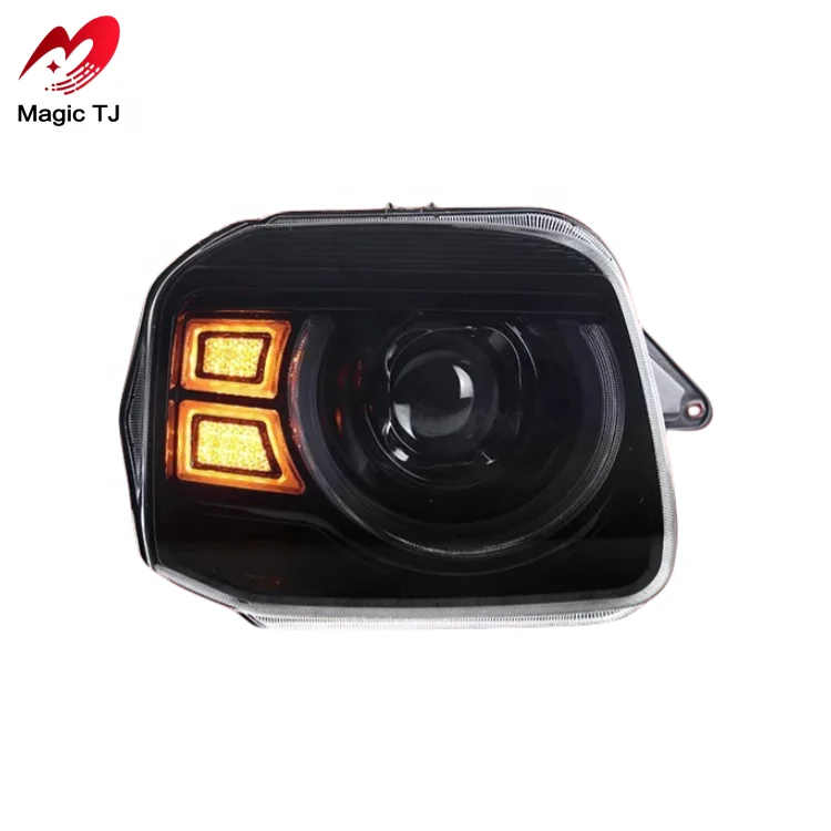 2007-2017 سوزوكي جيمي JB23 JB43 LED المصابيح الأمامية متتابعة بدوره إشارة 6000k درجة حرارة اللون الجبهة رئيس مصباح ل جيمي جديد