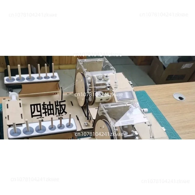 Compact 4 Strand Rope Making Machine DIY Kit Model Rope Making Tool 3.0 Hand Operated Cord Braiding And Twisting Craft Accessory