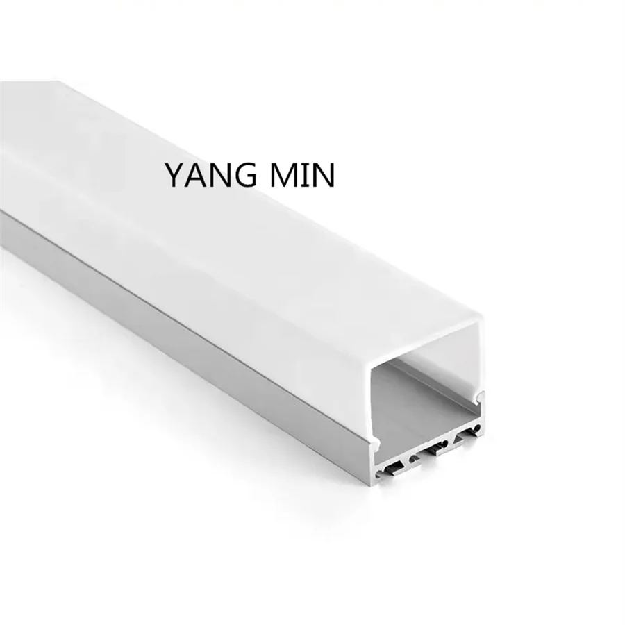 

1.5m/pcs W45*H42mm suspended led strip linear light aluminium extrusion profile channel with hanging cables accessories