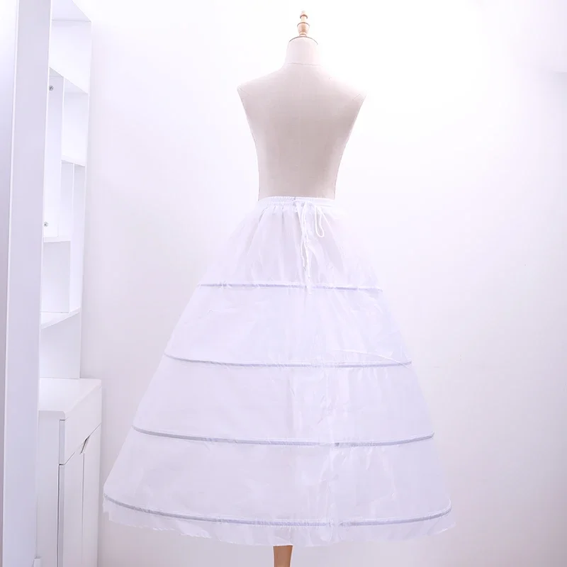 Four-ring Skirt Elastic Belt Adjustable Bride Wedding Fluffy Lining Skirt Qi Women