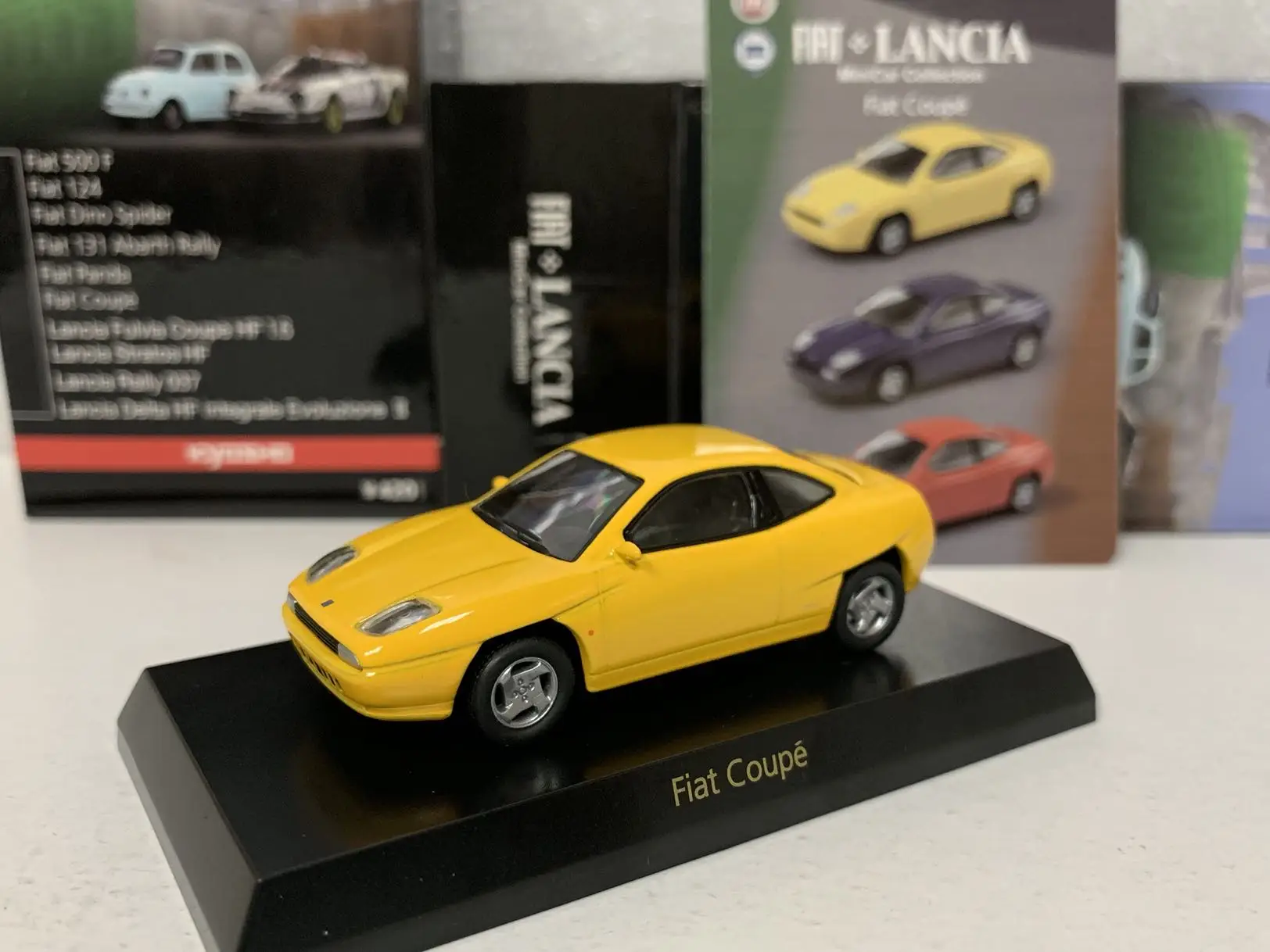 

1/64 KYOSHO Fiat Coupe LM F1 RACING Коллекция литых под давлением сплавов, декоративная модель автомобиля, игрушки