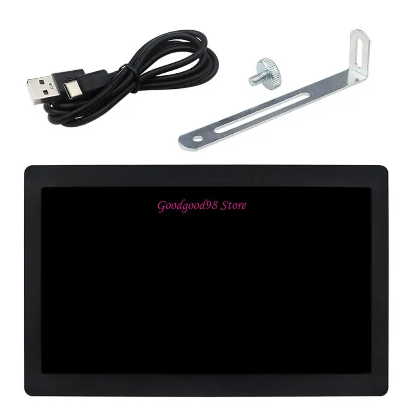 USB Power Secondary Screen For PC Case DIY With Adjustable Brightness 5in/7in 