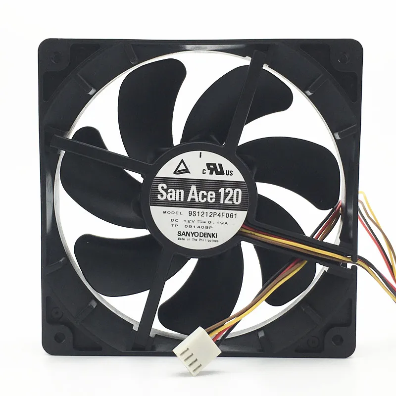 

Ltsf For Sanyo Denki 9S1212P4F061 DC 12V 0.19A 120x120x25mm 2-Wire Server Cooling Fan 12cm