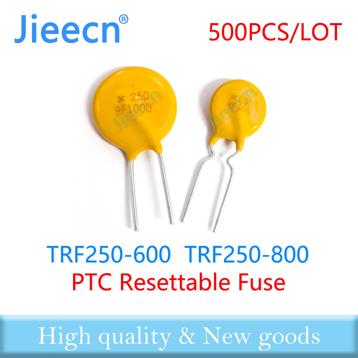 

Jieecn 500PCS TRF250-600 TRF250-800 250V 0.6A 0.8A RF600 RF800 JK250-600U JK250-800U Resettable Fuse PTC DIP Chinese