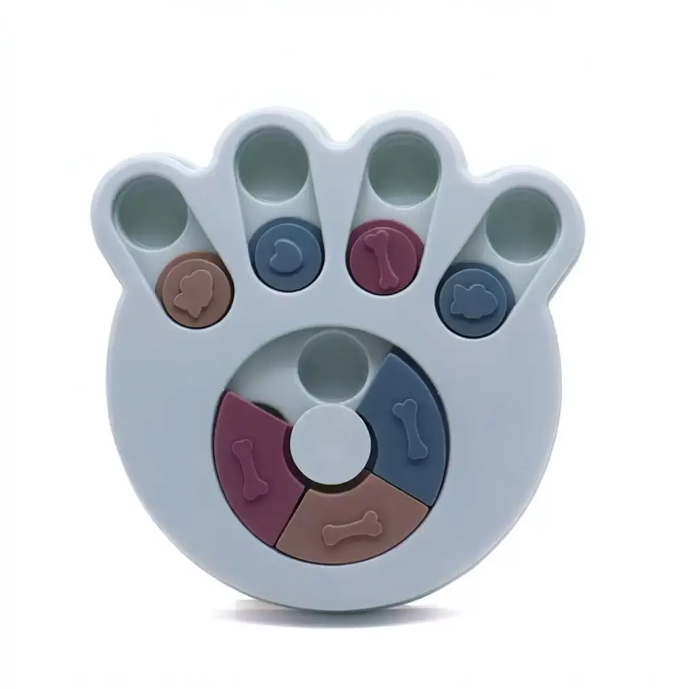 Interactive Slow Feeding Bowl For Dog Puzzle Toy Sounding Anti Choke Dish Healthy Digestion Training Durable Pet Item