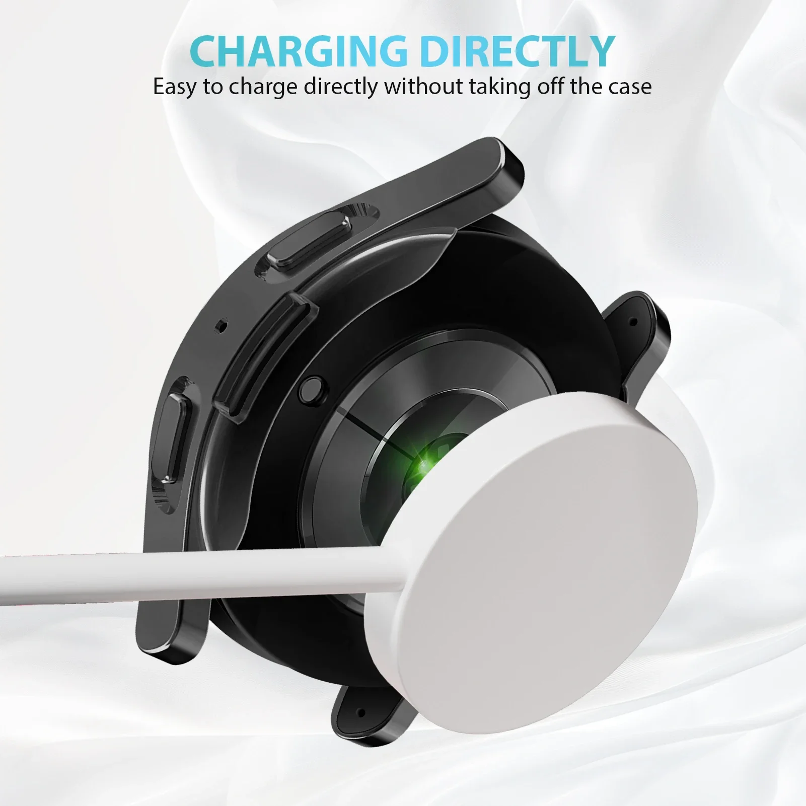 Capa para samsung galaxy watch 7 fe 44mm 40mm protetor de tela acessórios tpu escudo de pára-choques completo para galaxy watch 7 caso