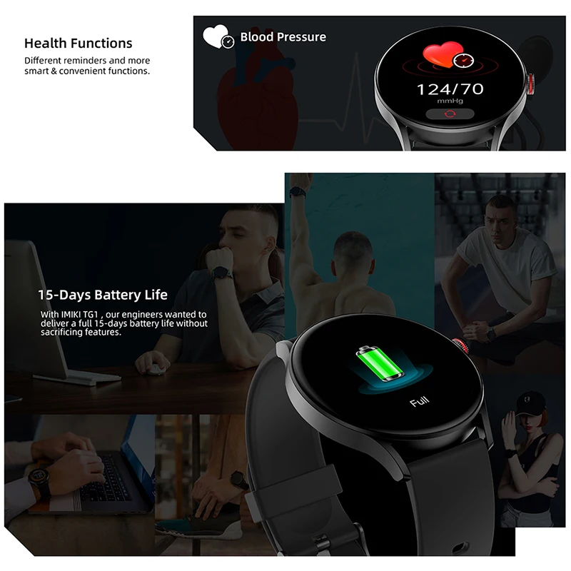 IMIKI TG1 Smartwatch 1.43\