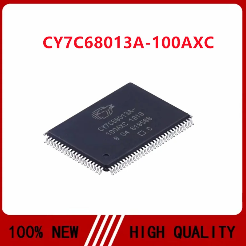 2PCS/LOT CY7C68013A-100AXC CY7C68013A 100AXC TQFP100 Integrated circuit IC chip