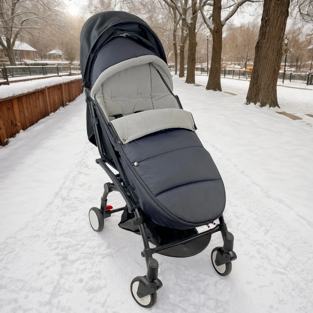 العالمي 6-36 متر الشتاء عربة طفل Footmuff كيس النوم الدافئ Snowproof ل Babytime yoyo2 الشتاء عربة طفل كيس النوم