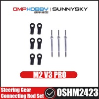 OMPHOBBY M2 V3 PRO RC Helicopter Parts Steering Gear Connecting Rod Set OSHM2423