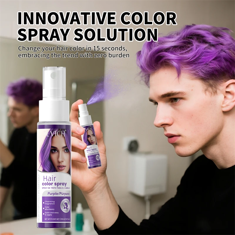 Temporary Hair Color Spray For - Hair Spray Color ulasan dan harga