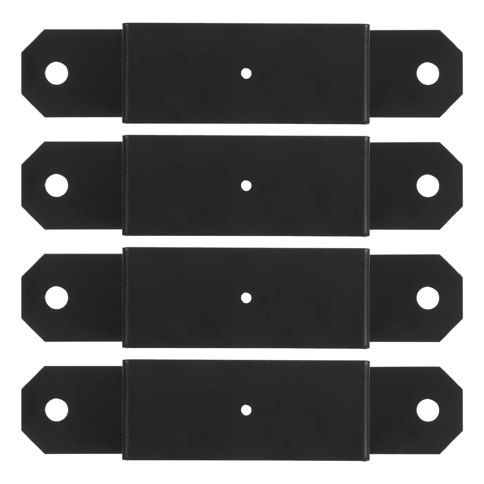 

4pcs Post Anchor Brackets Heavy Duty Metal Support For Deck Fence Mounting Base Tube Square Clamp Weather Resistant Durable Easy