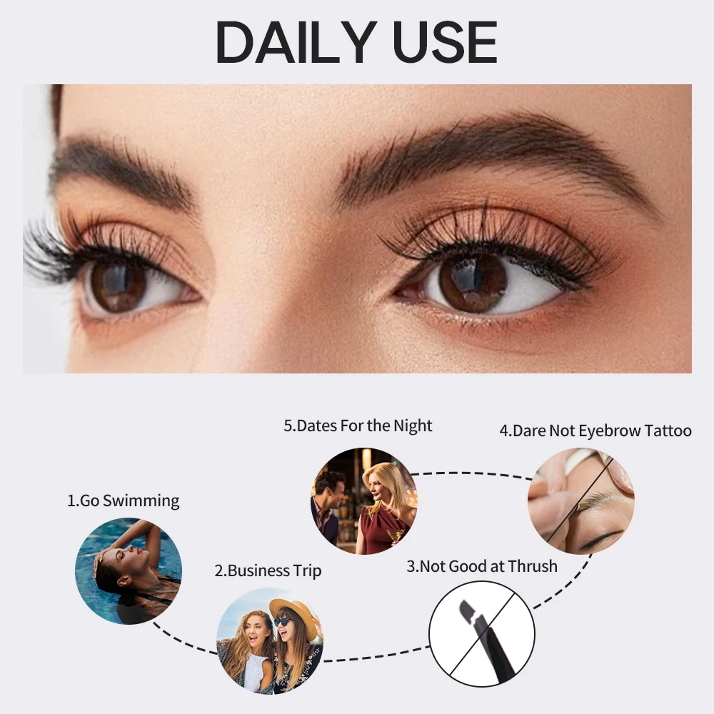Peel Off Tinta per sopracciglia Gel per tatuaggi Marrone Cosmetici coreani Trucco Impermeabile Gel per sopracciglia a lunga durata Tintura per sopracciglia Migliora la tinta