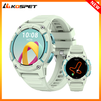 2025 KOSPET TANK S2 GPS Smart Watch For Women Compass Bluetooth Call AMOLED Military Grade IP69K 5ATM Waterproof Men Smartwatch