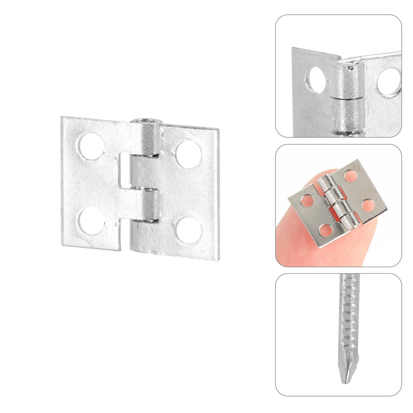 

Mini Hinges Wooden Box Gift Cabinet Hinge Cabinet Jewelry Case Accessories Hinges Accessories Strong Buffering