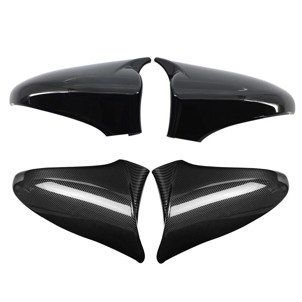 

2Pcs For LEXUS IS ES GS LS CT RC & F-Sport Carbon Fiber Add on Side Mirror Cover Cap 8794A30E00B1 8791A30D10B1 Car Accessories