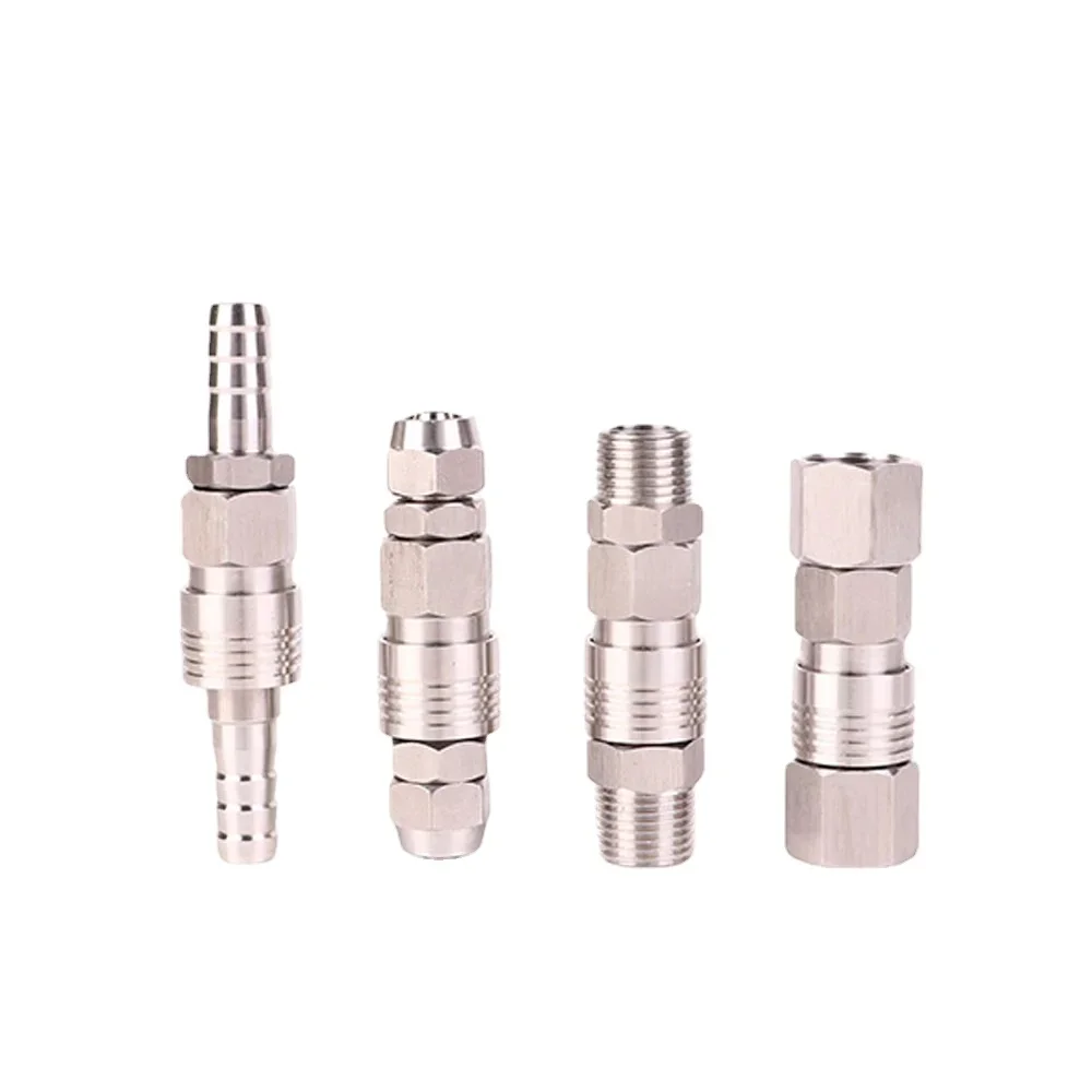 1/4" 3/8" 1/2" BSP x 6/8/10mm Hose Barb Pneumatic Fitting EU European Air Line Quick Connector Coupler Adapter Air Compressor