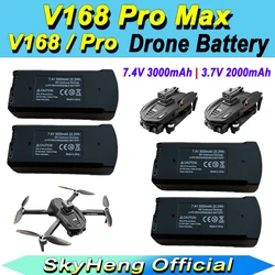 Batterie de rechange pour importateur GPS V168 Pro Max, 7.4V, 3000mAh, 3.7V, 2000mAh, V68, V168 Pro UAV, pièces et accessoires d'origine