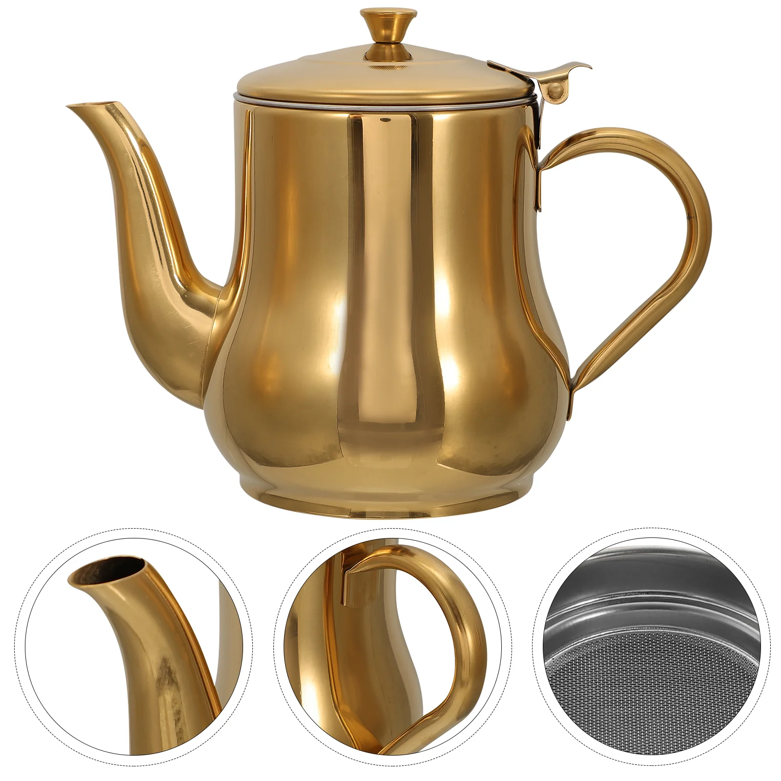 

Stainless Steel Oil Pot Food Container Kitchen Grease Can Storage Strainer with Canister Large