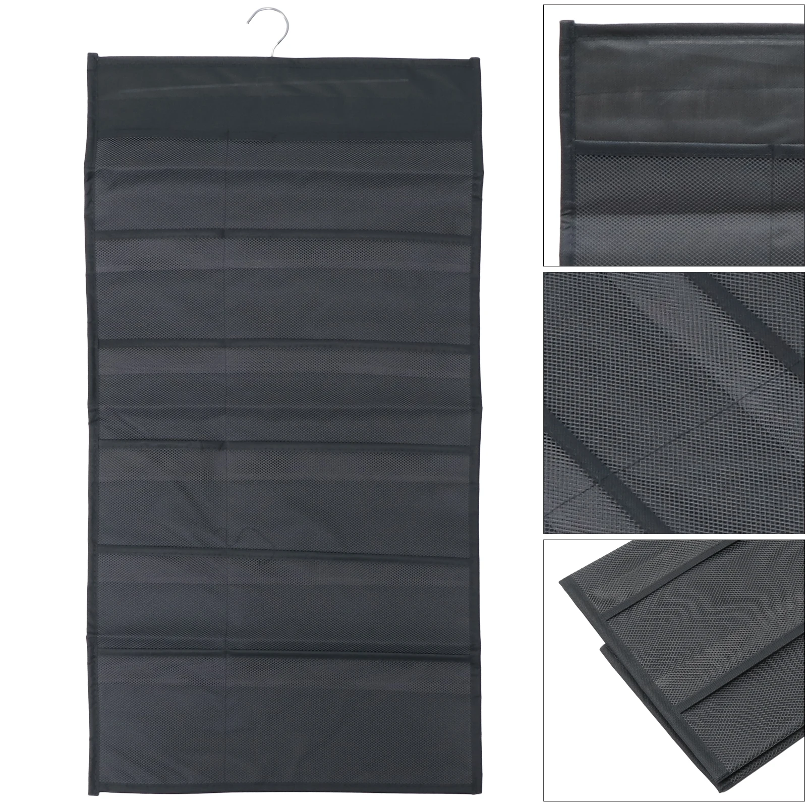 

Underwear Socks Storage Bag Hanging Container ganizer Wardrobe Bedroom Multi Grids Cloth Practical