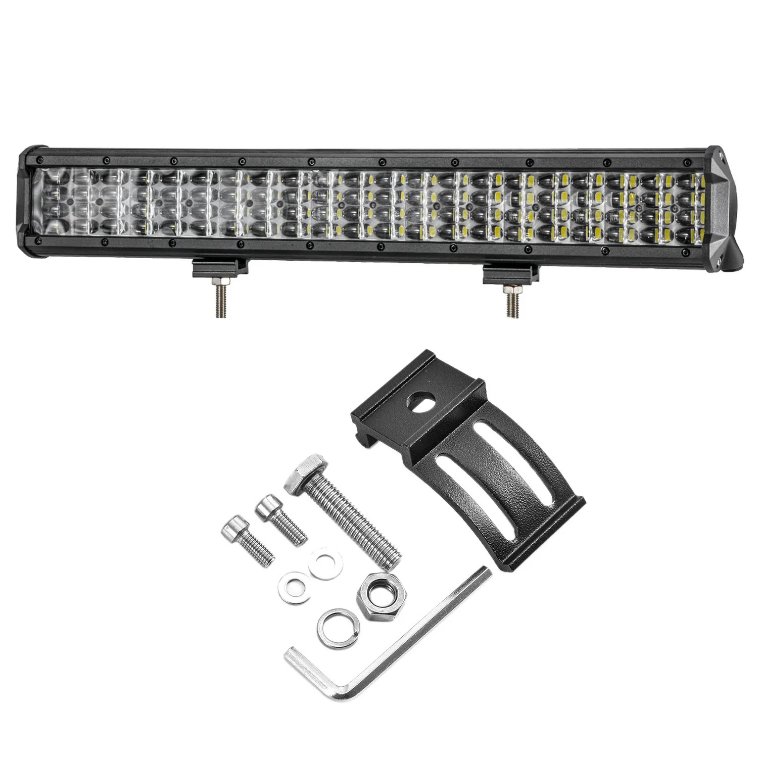 

252W Car LED Work Light RGB Atmosphere Lamp LED Flood Light Bar Driving Fog Lamp 12V 24V for Off-Road SUV