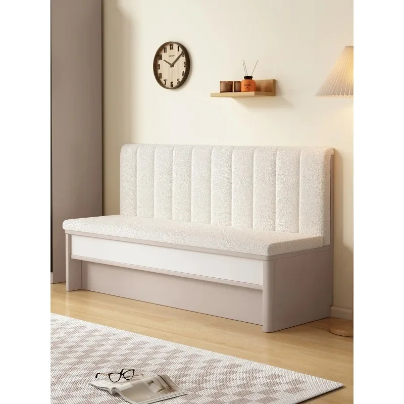 Sofa card seat dining table household small apartment simple balcony restaurant locker milk tea shop bar sofa can be customized