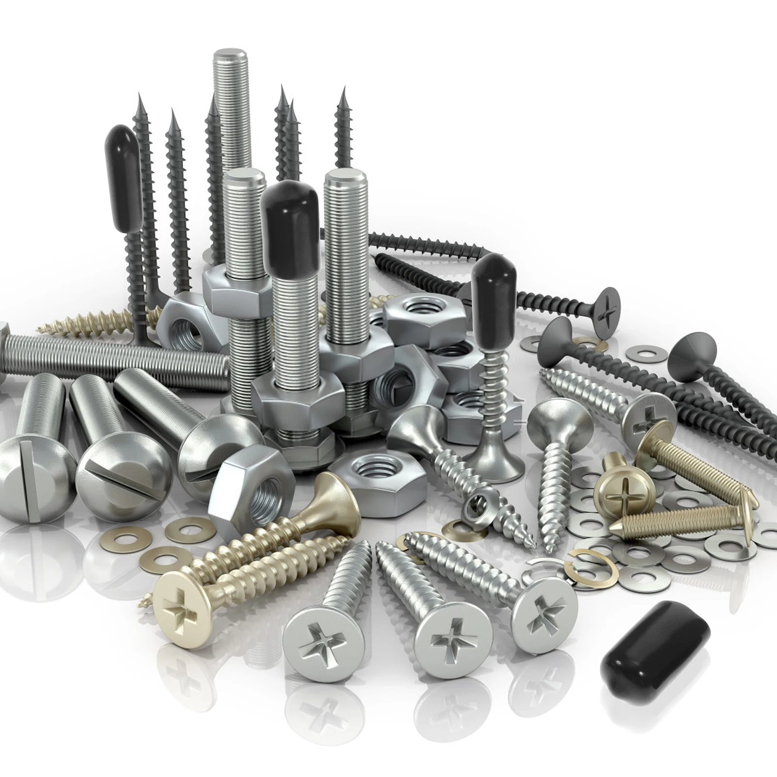 1 Set Penutup Karet Untuk Kaki Meja Furnitur, Pelindung Ulir, Penutup Baut Fleksibel, Penutup Tiang Logam Bulat