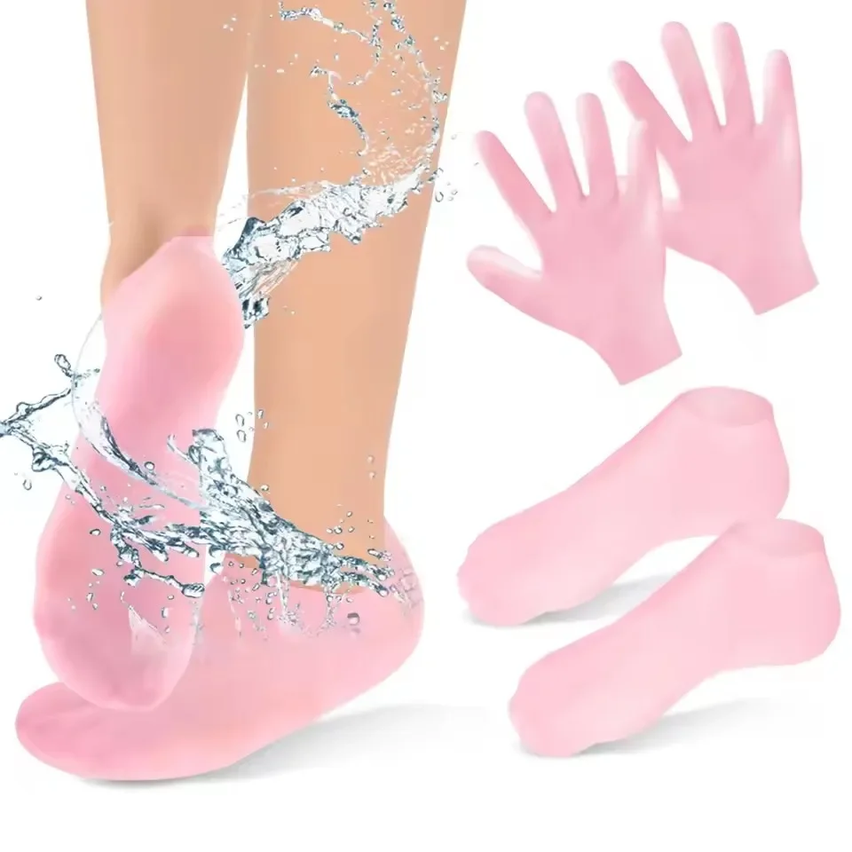 

1PCS Silicone Moisturizing Care Gloves and Socks Anti-Crack Softening Callus Care Set