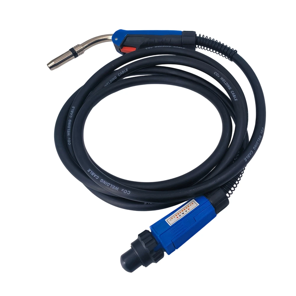 Palnik spawalniczy MIG 24KD chłodzony powietrzem, 250 A, z szybkozłączką Euro, 15 stóp/5 m, dla profesjonalnych producentów metalu, rok 2025.