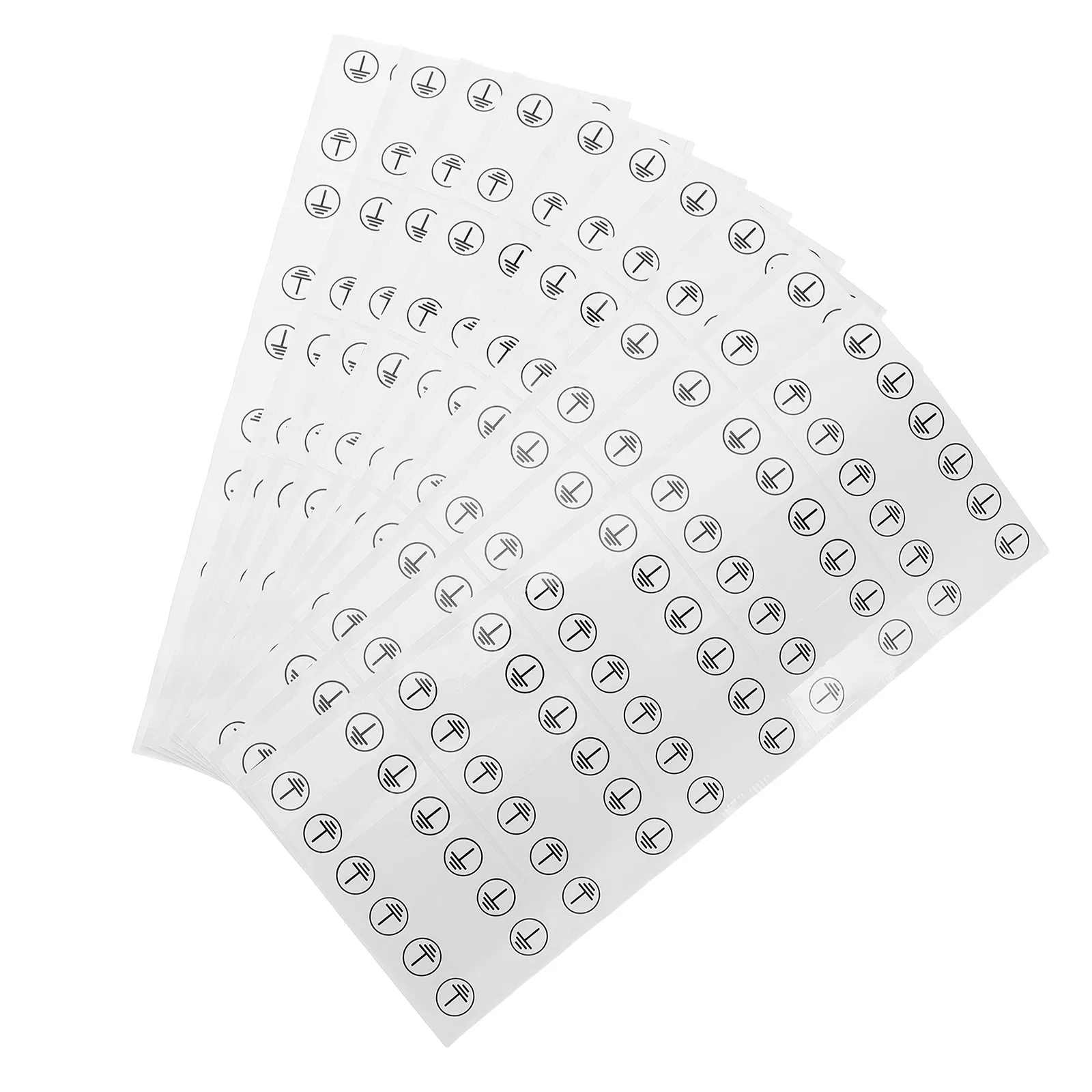

12 Sheets Grounding Symbol Labels Electrical Safety Warning Stickers Self Adhesive Protective Decals for Electrical Panels