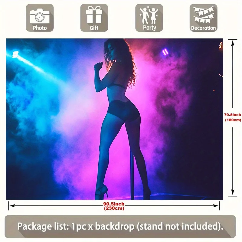 VIKAMA Psychedelic Mushroom Tapestry Art Decor Ambient Party Dorm Backdrop Living Room Feature Wall Room Decoration