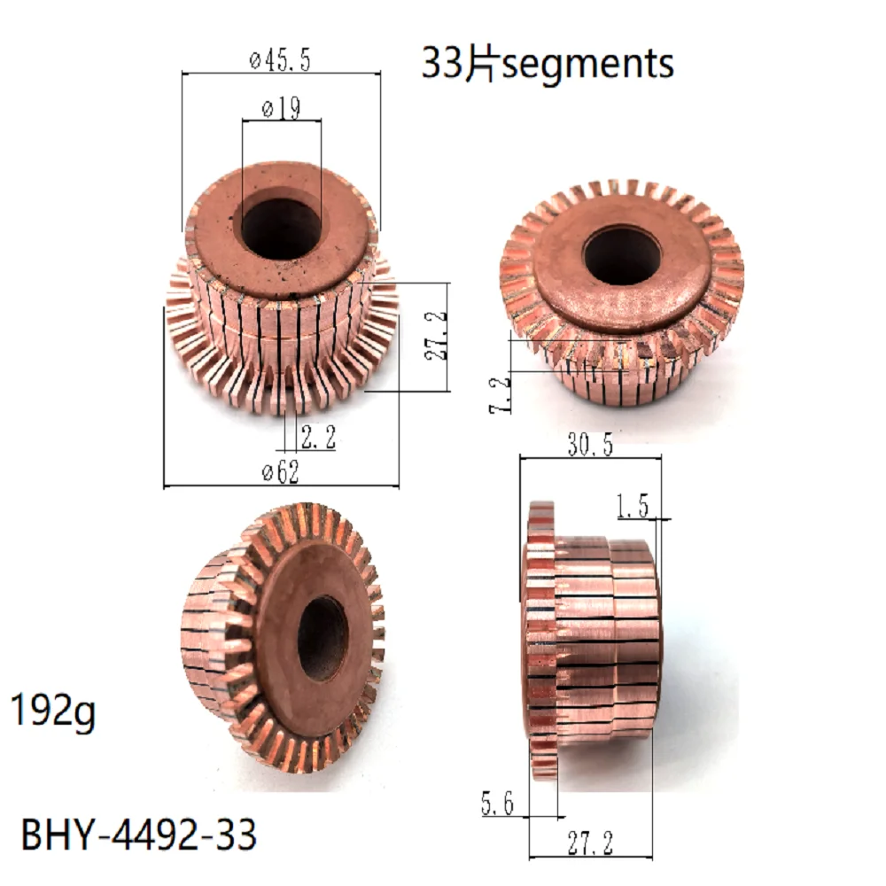 45.5*19*27.2*33P Commutator Bhy-4492-33