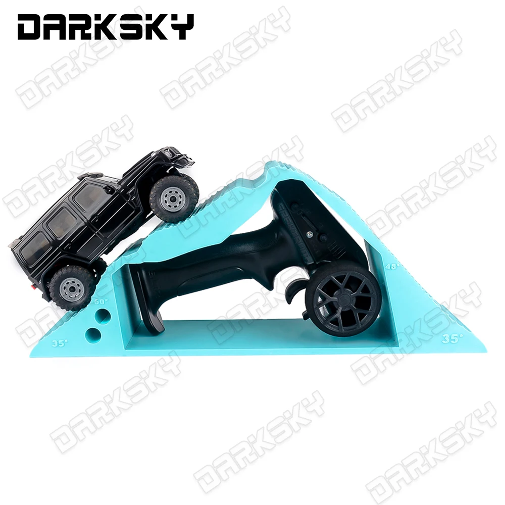 DARKSKY Display Stand Trapezoidal Bridge Climbing Obstacle Bridge For AXIAL SCX30 1/30 RC Model Car Crawler