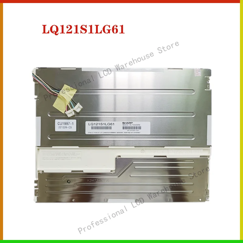 

Original 12.1 Inch Industrial Screen Tested in Stock LQ121S1LG61 LQ121S1LW01 LCD Screen panel