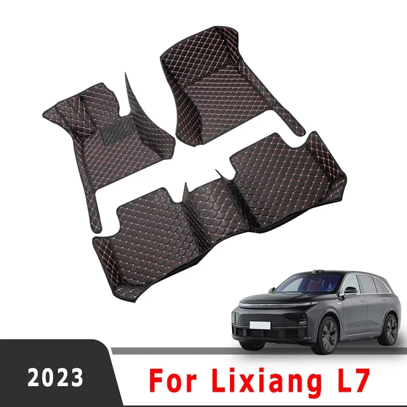 

For Li Lixiang L7 2024 2023 Car Floor Mats Trunk Carpets Accessories Interior Replacement Foot Rugs Waterproof Automobiles Cover
