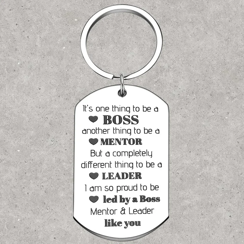 Hot Boss Lady Gift Keychain Mentor Leader Supervisor Appreciation Key Ring Going Away Goodbye Christmas Birthday Retirement Gift