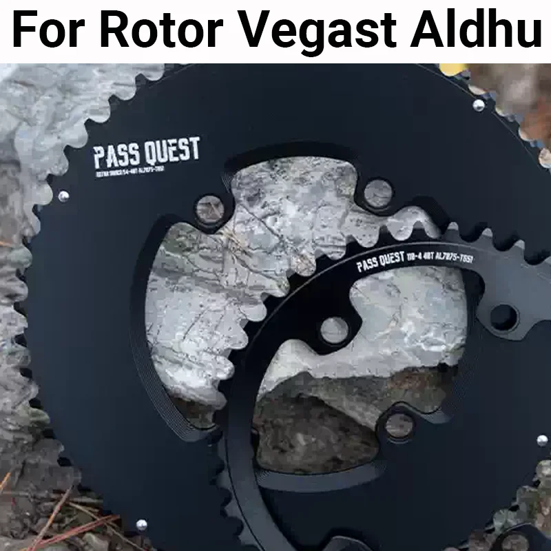 

PASS QUEST Chainring Bcd110 46 33 50 34 50 34t 50x34 52 36 52 36t 53 39 54 40 For Rotor 11-speed Dish 12 Speed 2x Plate