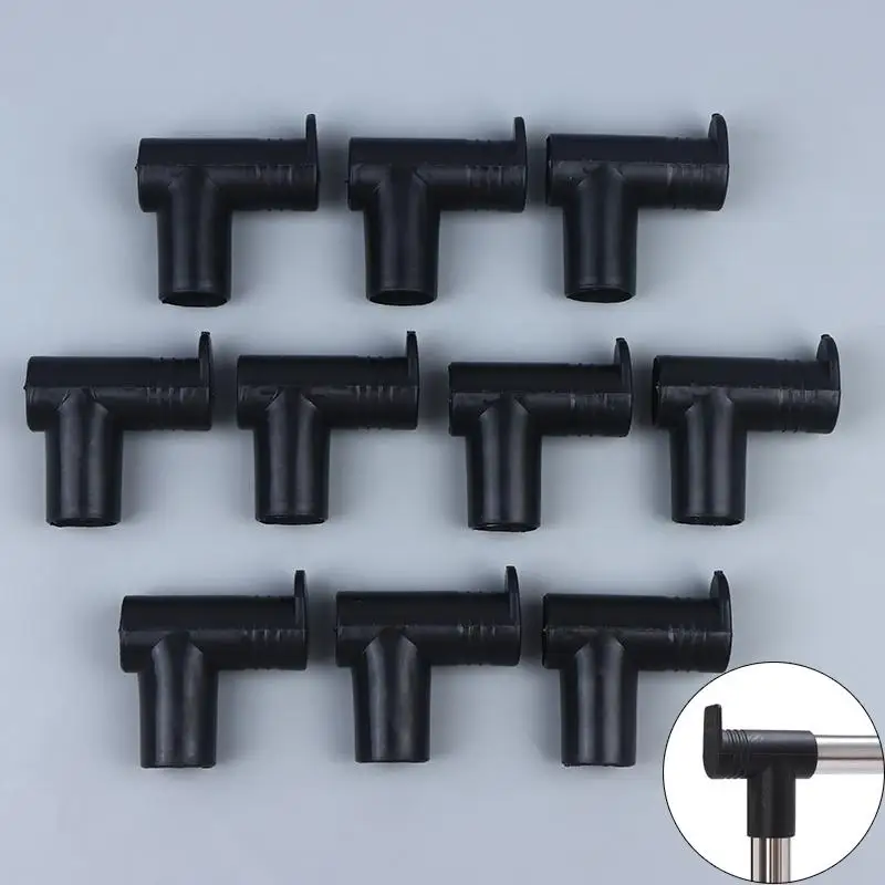 Right-Angle Connection Double-Pass Connector Clothes Drying Rack Parts Floor-Standing Universal Clothes Drying Rack Plug