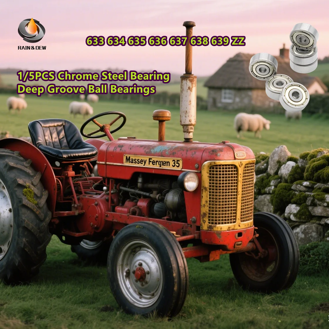 

1/5 шт. 633 634 635 636 637 638 639 ZZ 2Z 633Z 634Z 635Z 636Z 637Z 638Z 639Z Подшипник из хромированной стали Радиальные шарикоподшипники