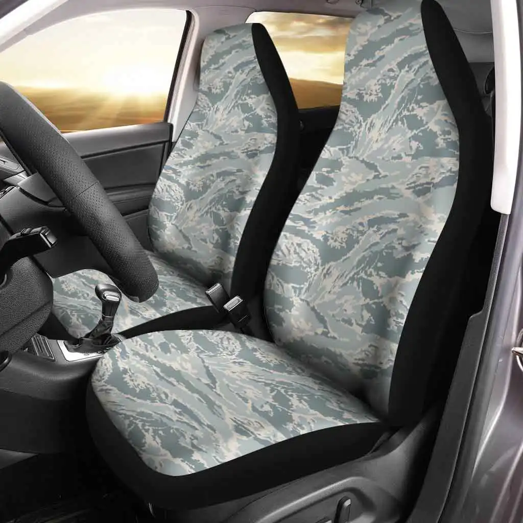 USMC Car Seat Covers  U.S Marine Corps Camouflage Car Accessories Idea,2 PCS Universal Front Seat Protective Cover