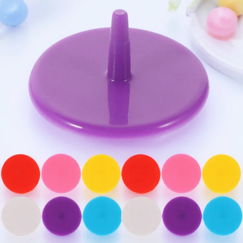 

100pcs Golf Ball Markers Plastic Mixed Colors Long Service Life Practical Outdoor Tools For Men Stable Trajectory Less Damage