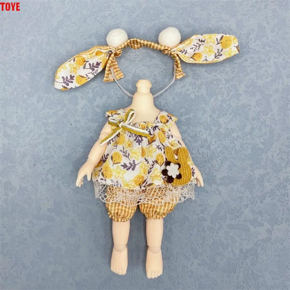 Dress Uniform Ob11 Doll Clothes Colorful Skirt Beautiful Doll Outfit Fashion Cute Bjd Doll DIY Dress DIY Dress Up
