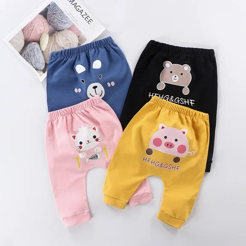 1 Year 2 Year Cotton Baby Pants Spring Autumn Leisure Harem Trousers Baby Boys Little Girls Big PP Pant Toddler Clothes