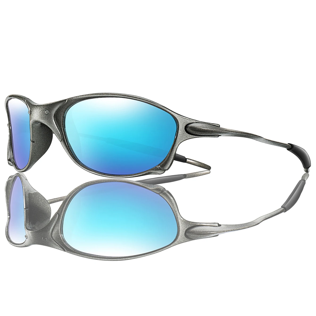 3 Pairs Men Women Fishing Sunglasses Metal Shades Frame with UV Protection for Outdoor Sports, Cycling Running, Hiking, Driving