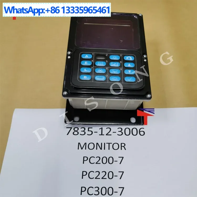 

For excavator accessories PC300-7 monitor 7835-12-3006